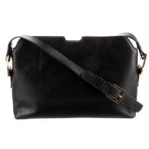 NEW India Hicks Maddison May Black Leather Crossbody Bag with Choice of Insider